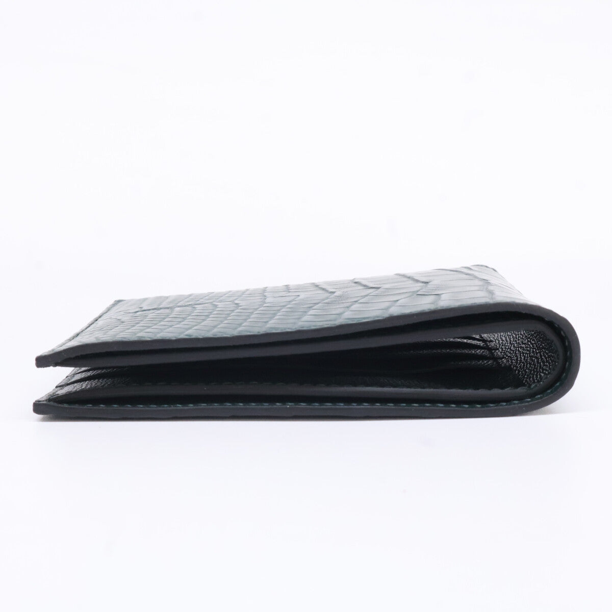 HERMES エルメス 新品同様 A刻印 MC2 コペルニクス アリゲーター 二つ折り財布 二つ折り財布（小銭入れなし）