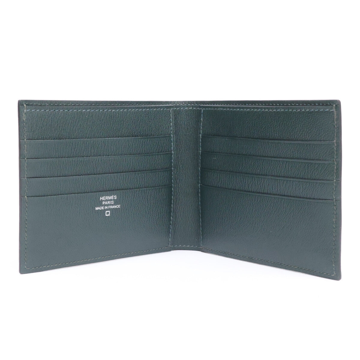 HERMES エルメス 新品同様 A刻印 MC2 コペルニクス アリゲーター 二つ折り財布 二つ折り財布（小銭入れなし）