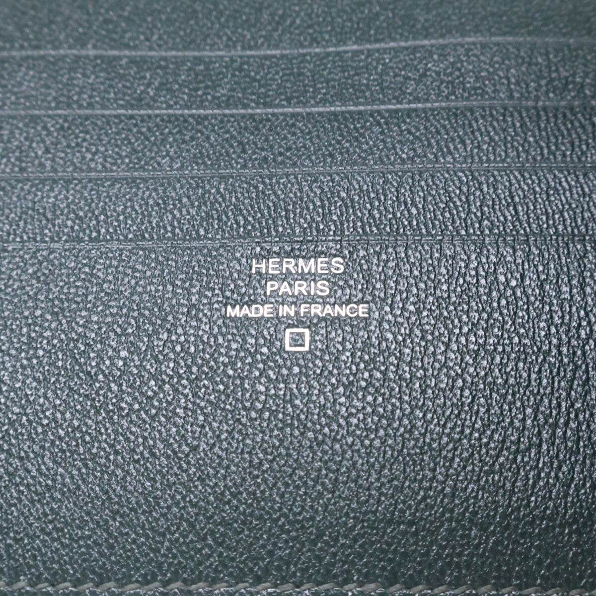 HERMES エルメス 新品同様 A刻印 MC2 コペルニクス アリゲーター 二つ折り財布 二つ折り財布（小銭入れなし）