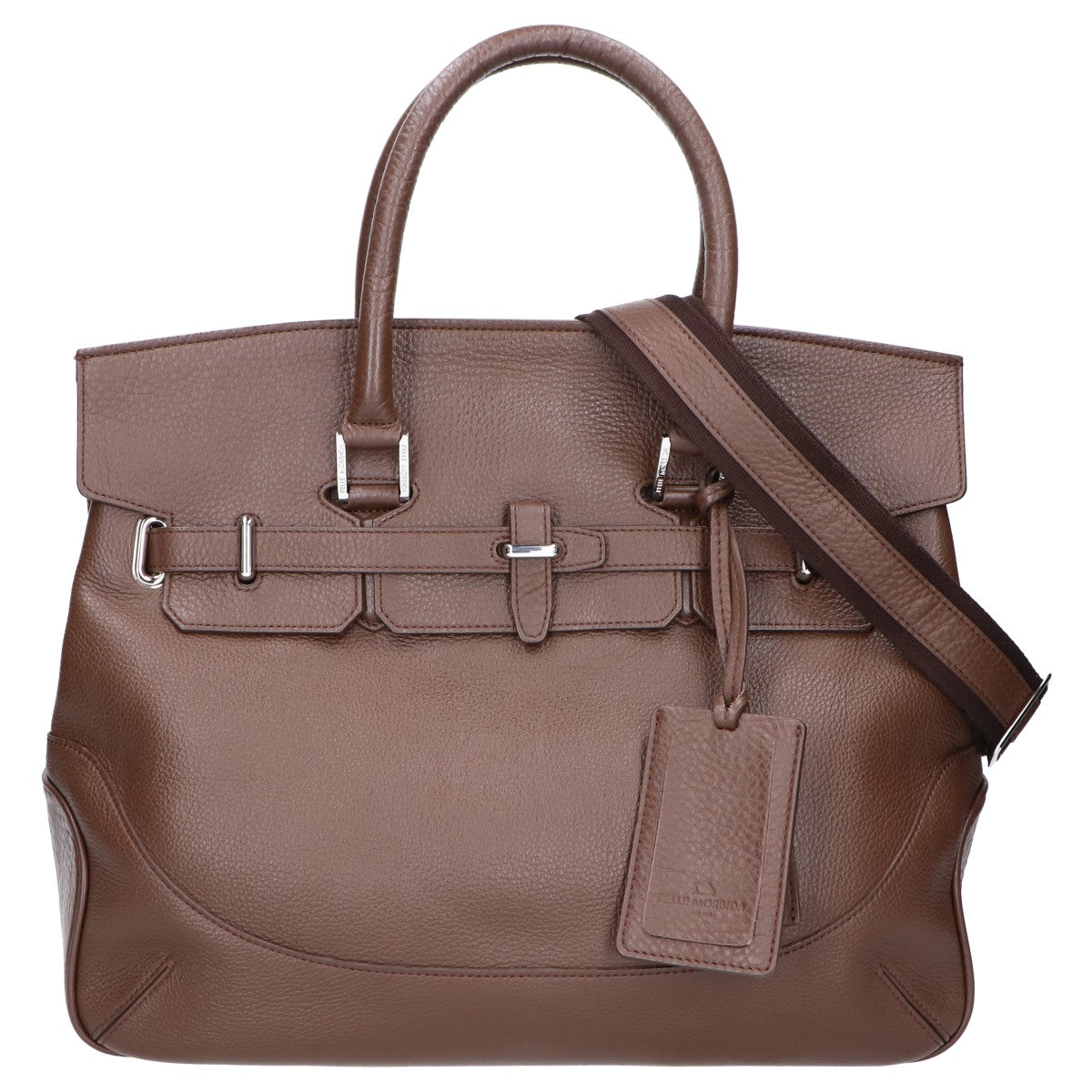 PELLE MORBIDA ペッレモルビダ 【美品】Maiden Voyage メイデンヴォヤージュ MB026A フラップ ボストンバッグ