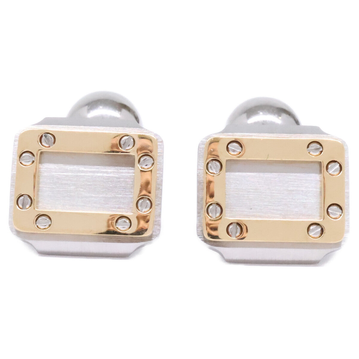Cartier カルティエ 仕上げ済み サントス 18Kコンビ カフリンクス カフス