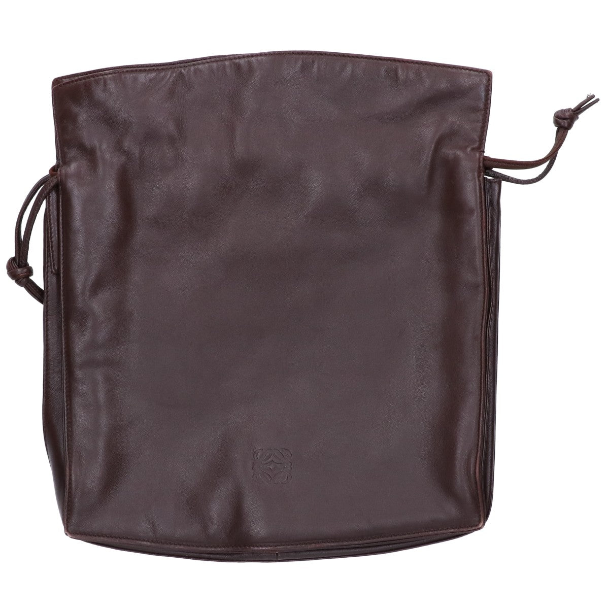 LOEWE ロエベ フラメンコ レザー 巾着 ハンドバッグ