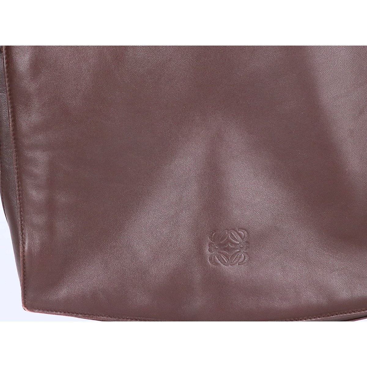 LOEWE ロエベ フラメンコ レザー 巾着 ハンドバッグ
