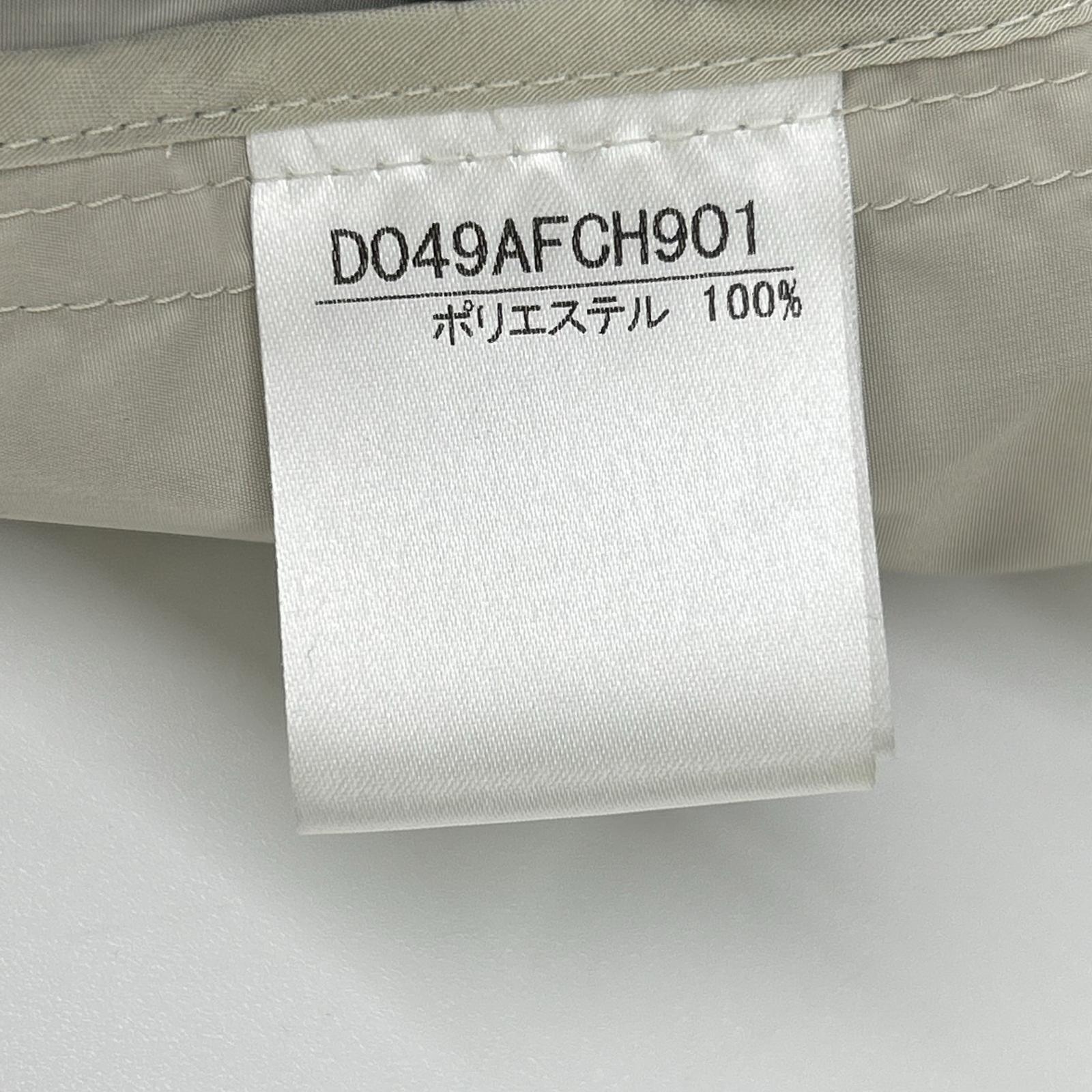 Papas パパス D049AFCH901 アイボリー ナイロン ステンカラー コート コート