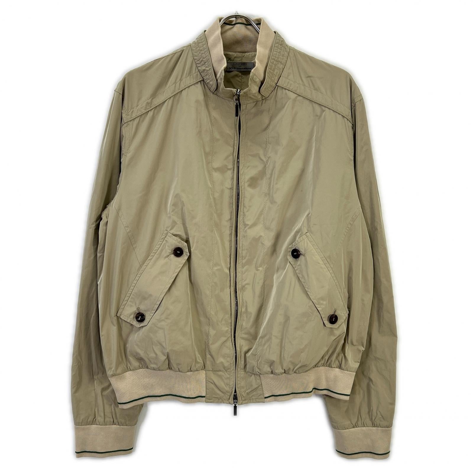 Cruciani クルチアーニ ベージュ BOLS international ナイロン スイングトップ トップス