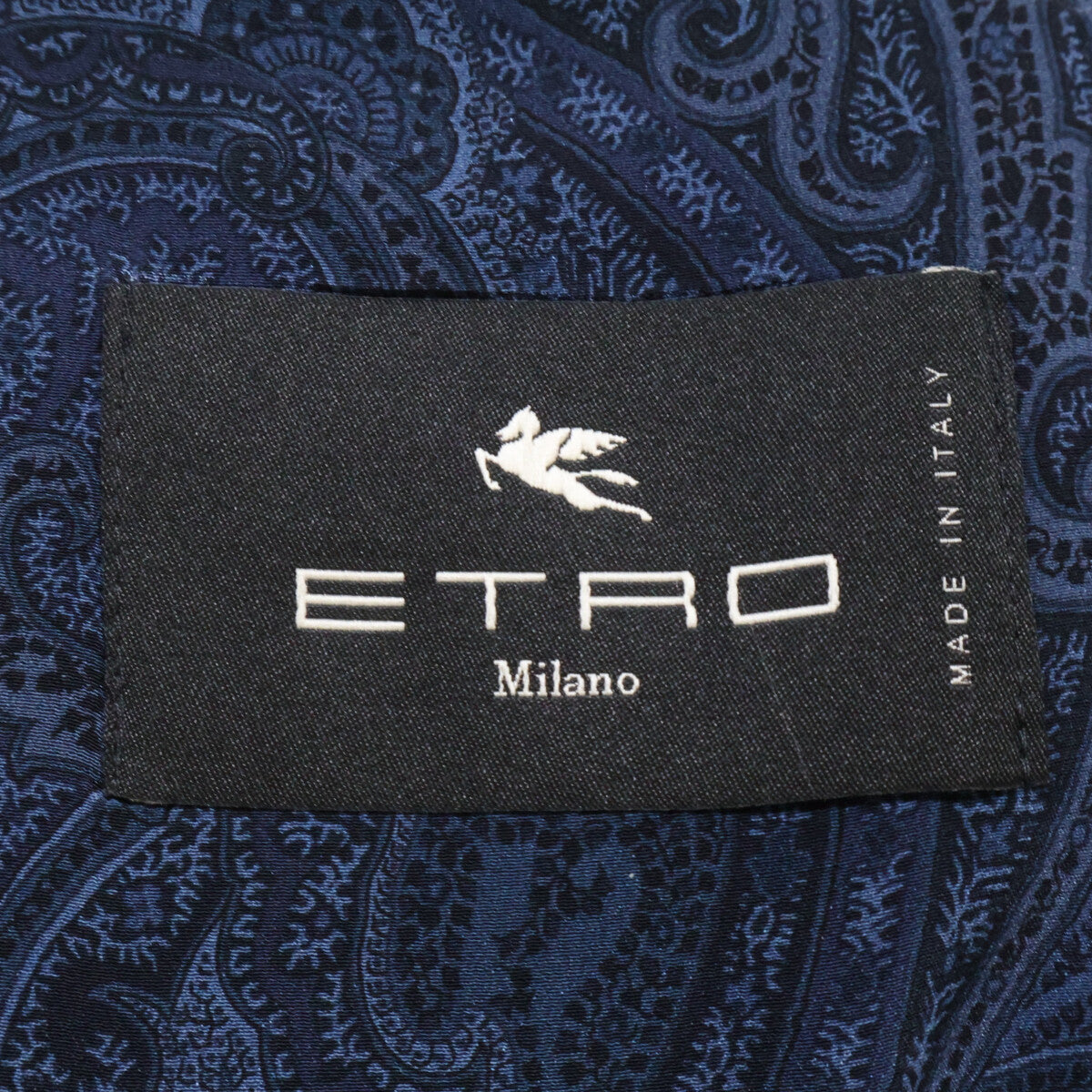 ETRO エトロ 【国内正規】1187Q NEW JERSEY ヘリンボーン 裏地ペイズリー 2Bテーラードジャケット ジャケット