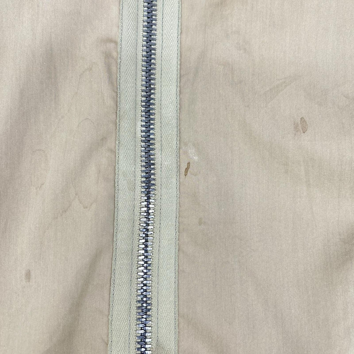 YvesSaintLaurent イヴサンローラン 207514 ベージュ コットンシルク スイングトップ ブルゾン YSL刺繍 ジャケット