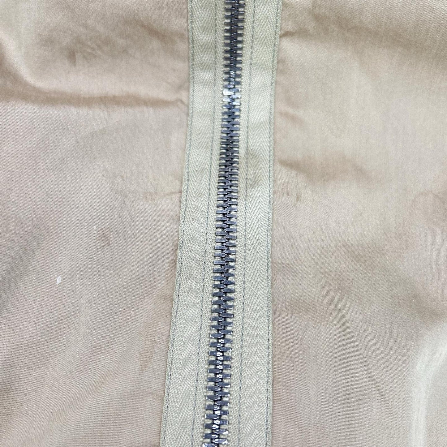 YvesSaintLaurent イヴサンローラン 207514 ベージュ コットンシルク スイングトップ ブルゾン YSL刺繍 ジャケット