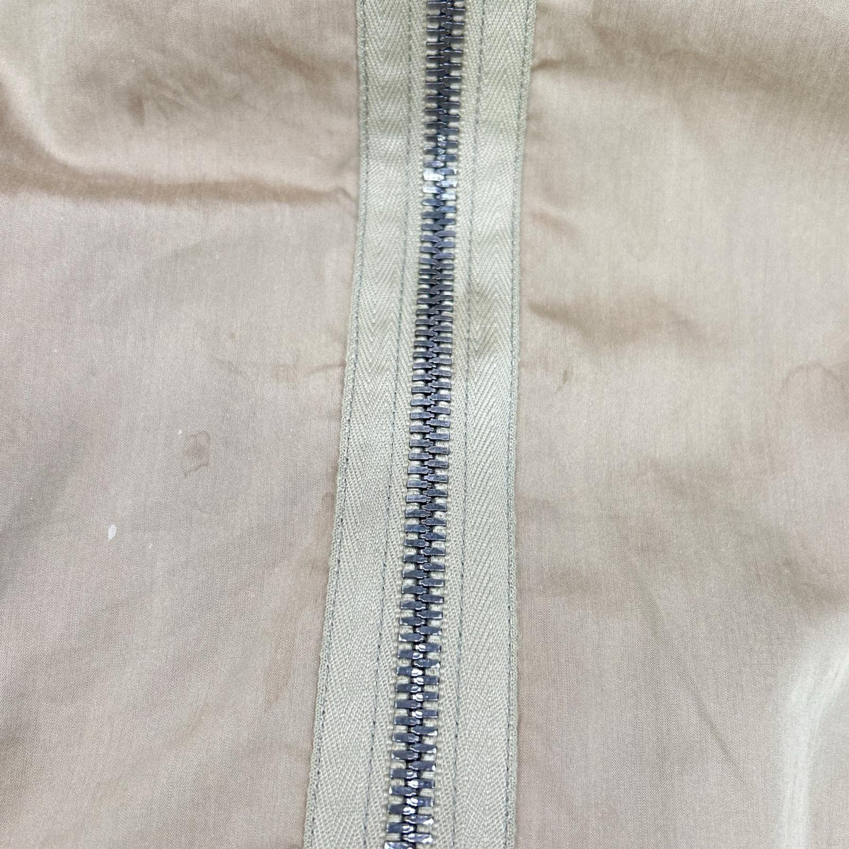 YvesSaintLaurent イヴサンローラン 207514 ベージュ コットンシルク スイングトップ ブルゾン YSL刺繍 ジャケット
