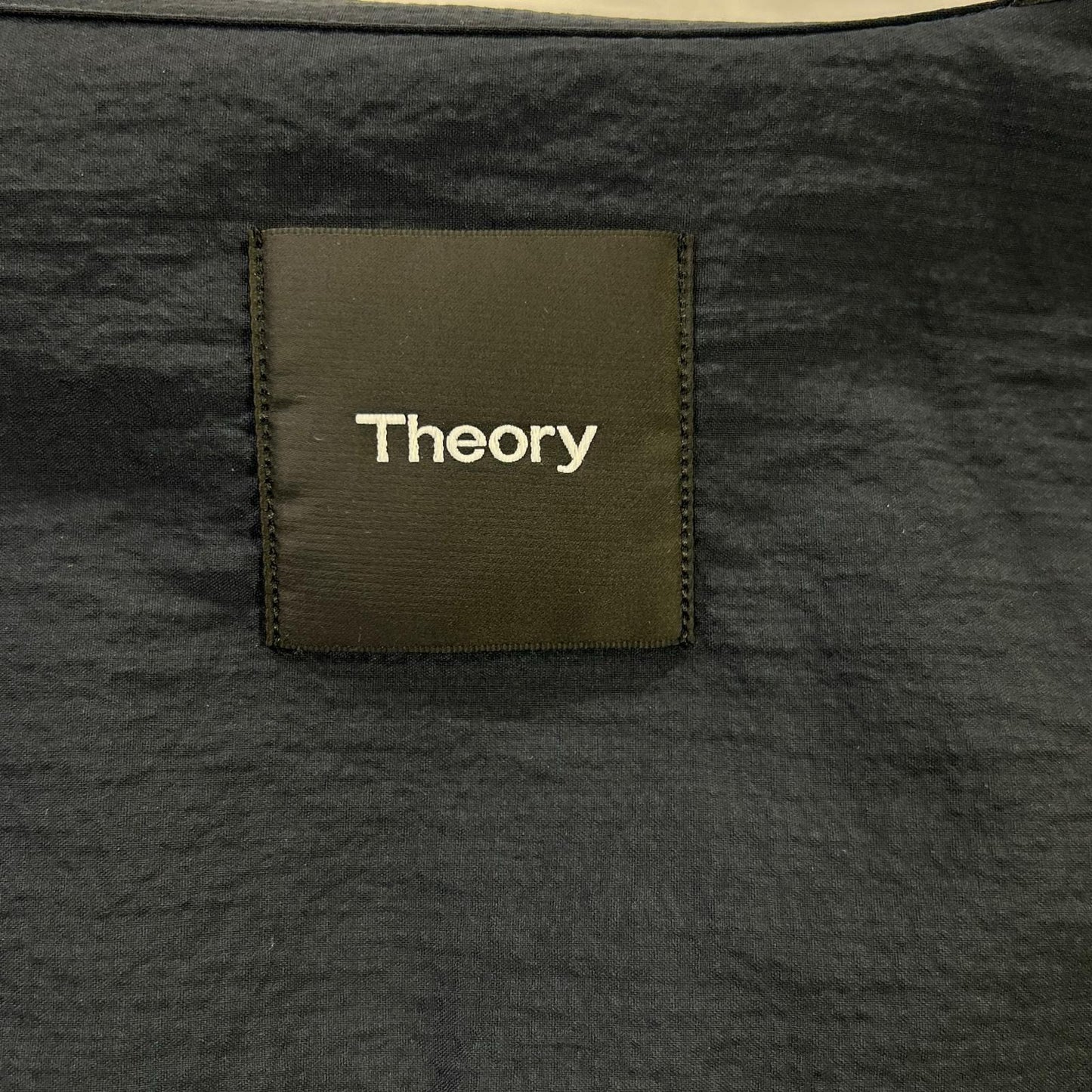 Theory セオリー ネイビー TREVOR KELSO ナイロン テーラードジャケット ジャケット