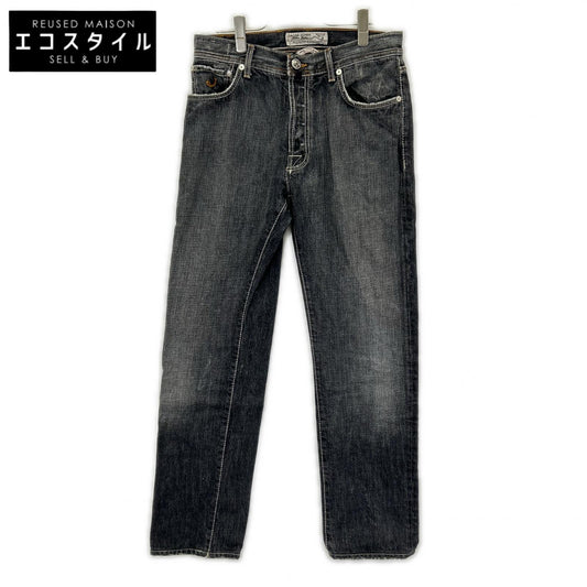 JACOB COHEN Jacob Cohen black button-fly denim pants bottoms