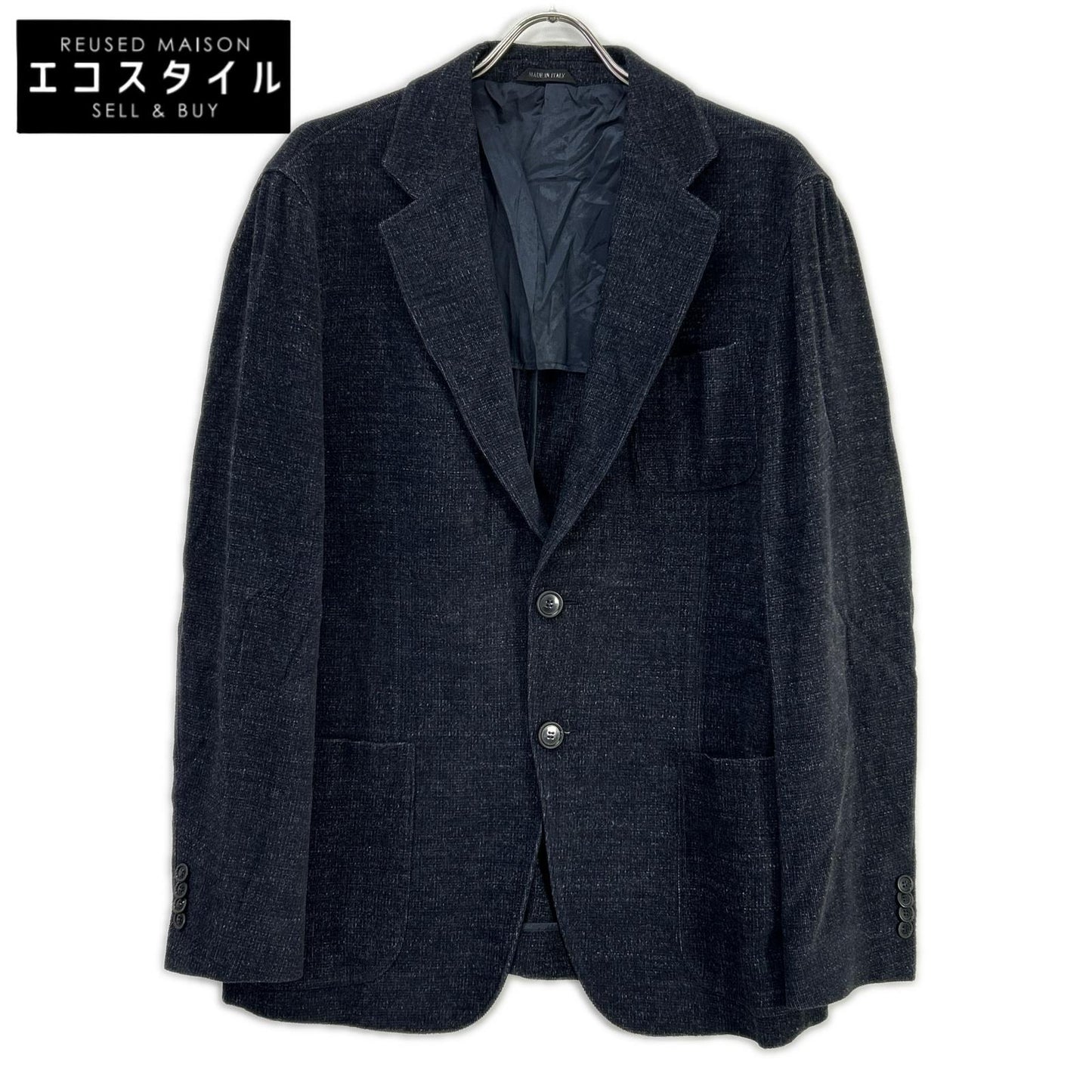 GIORGIOARMANI ジョルジオアルマーニ 8WGGG02B T02TF 21年 ネイビー UPTON シングルブレス ジャケット ジャケット