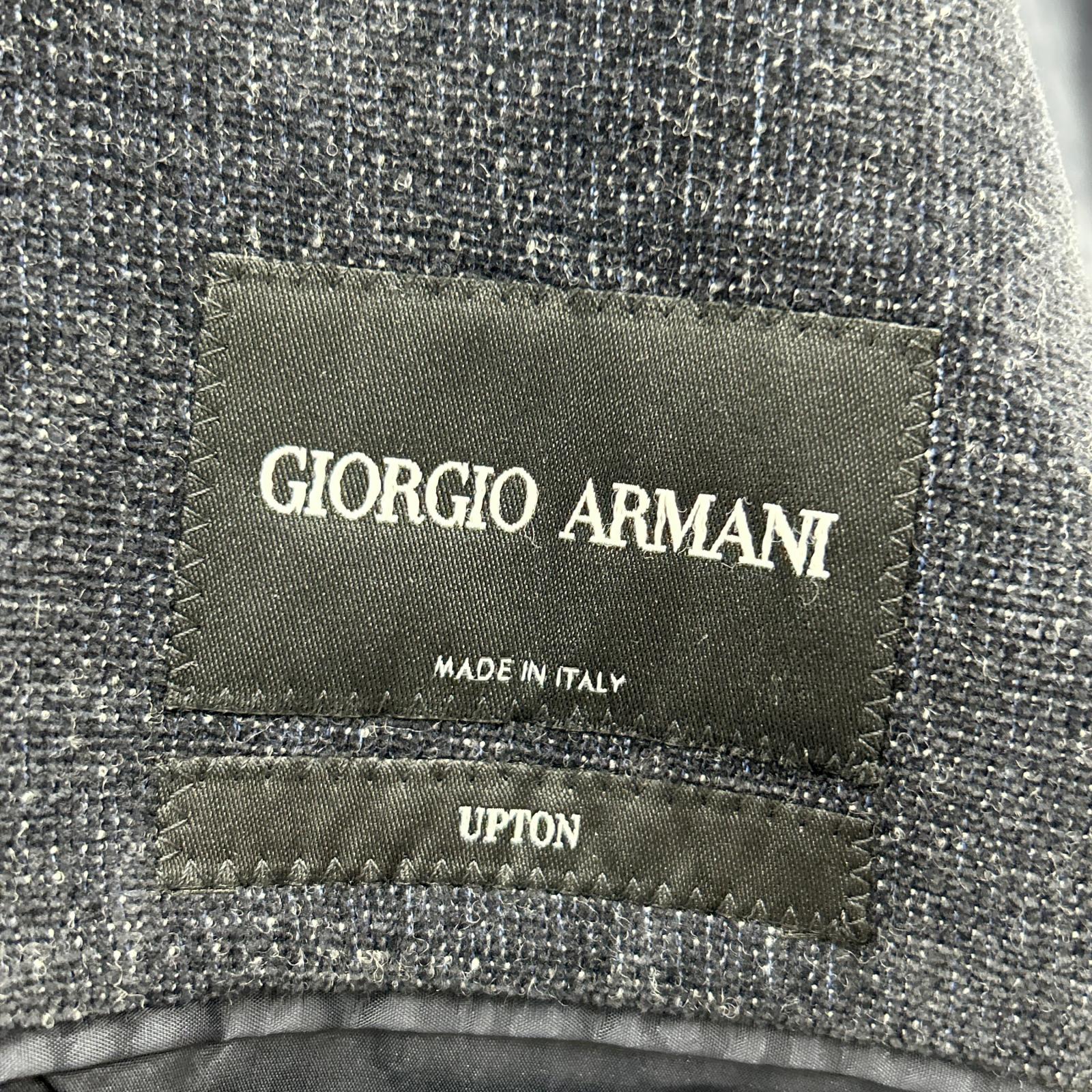 GIORGIOARMANI ジョルジオアルマーニ 8WGGG02B T02TF 21年 ネイビー UPTON シングルブレス ジャケット ジャケット