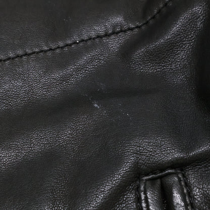 ARMANICOLLEZIONI Armani Collezioni Lamb Leather Hooded Padded Jacket Jacket
