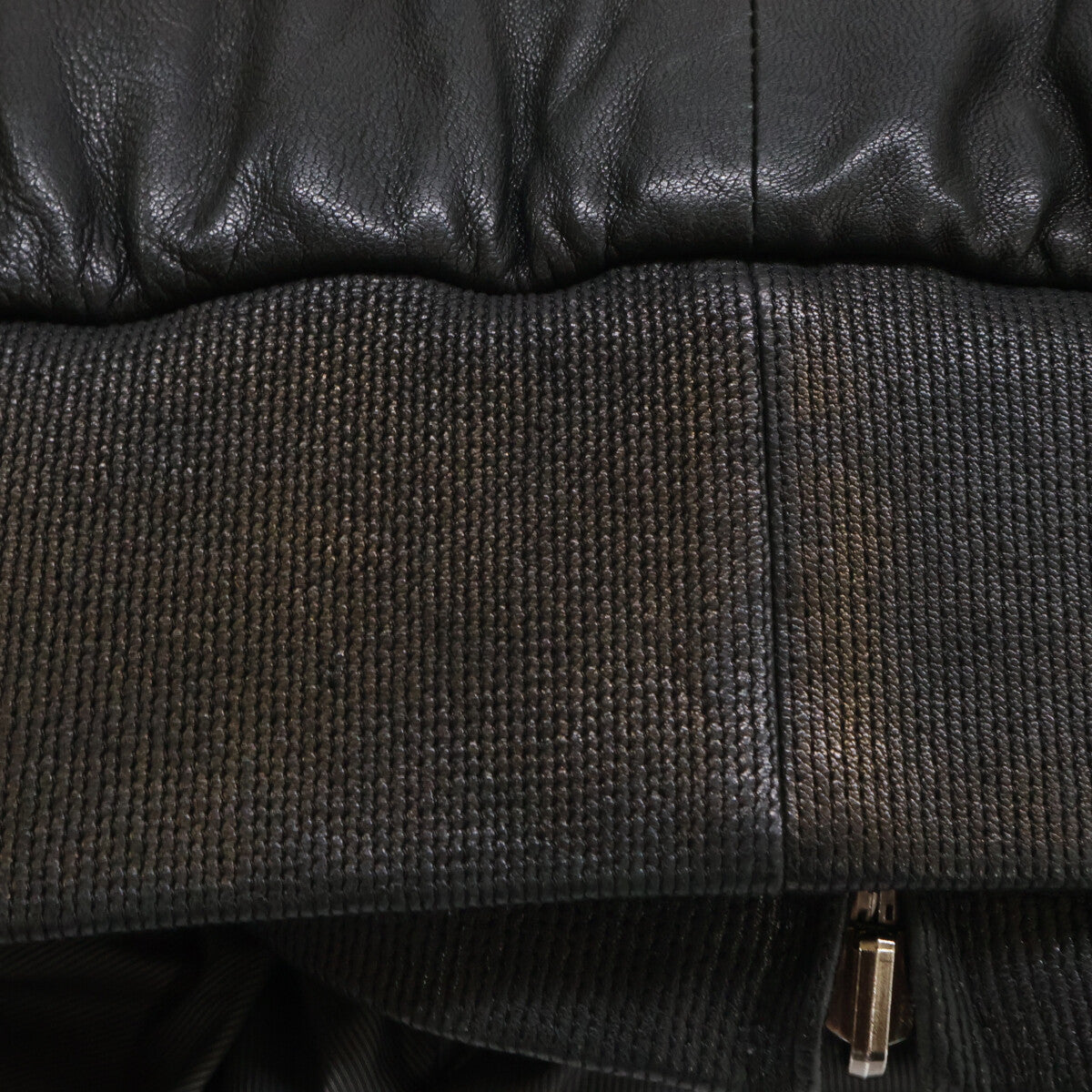 ARMANICOLLEZIONI Armani Collezioni Lamb Leather Hooded Padded Jacket Jacket
