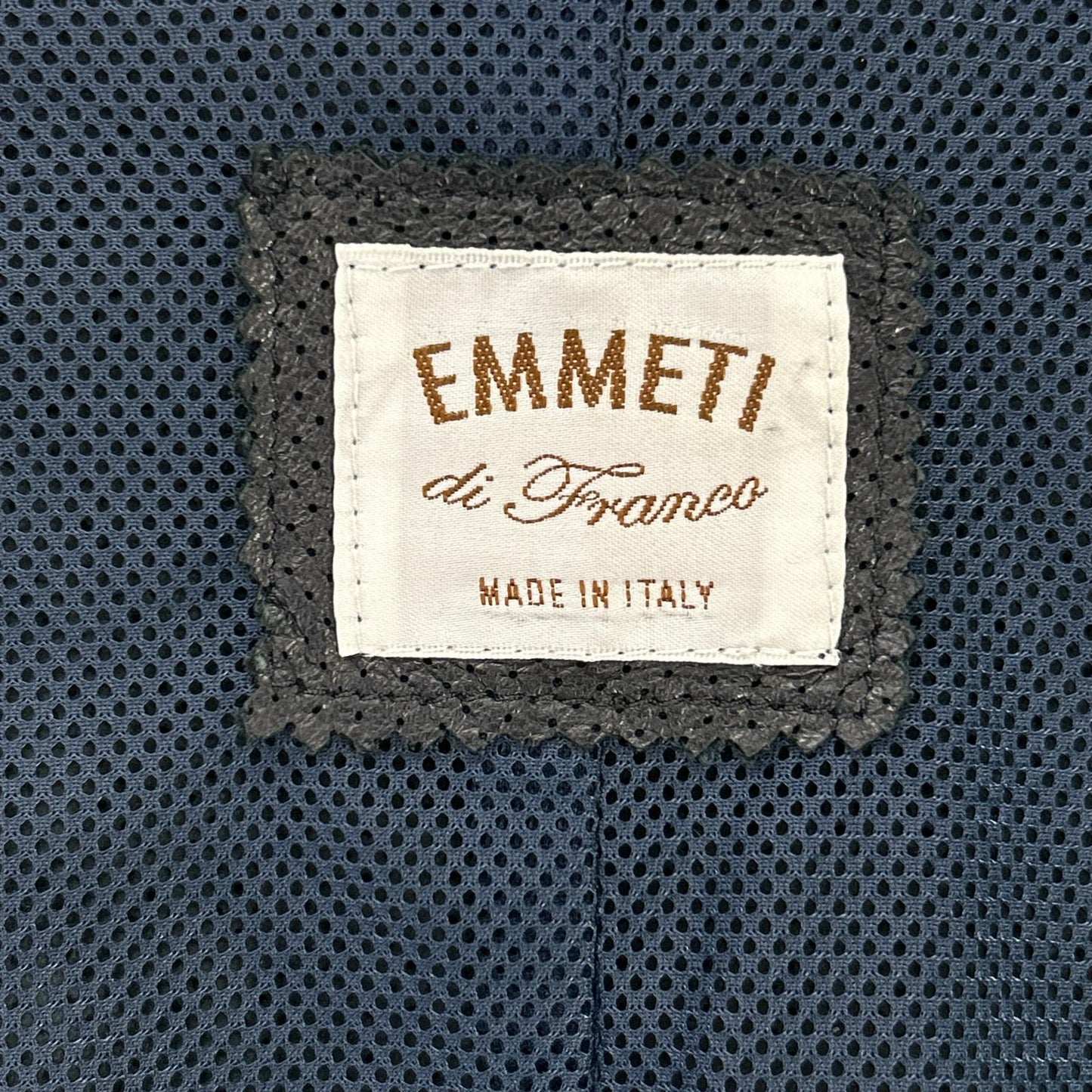 EMMETI エンメティー ブラック パンチング レザー ジャケット ジャケット