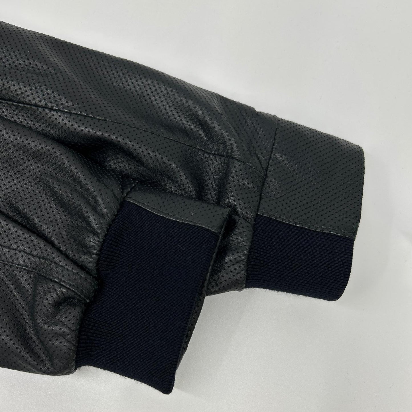 EMMETI エンメティー ブラック パンチング レザー ジャケット ジャケット