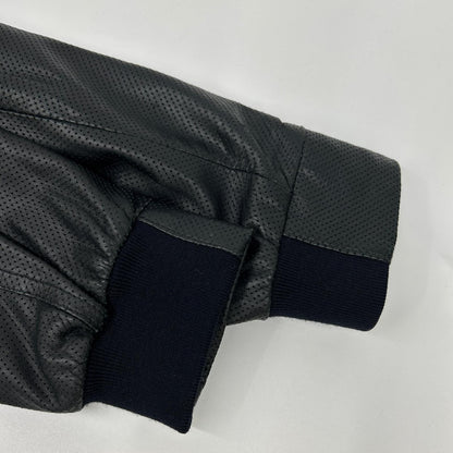 EMMETI エンメティー ブラック パンチング レザー ジャケット ジャケット