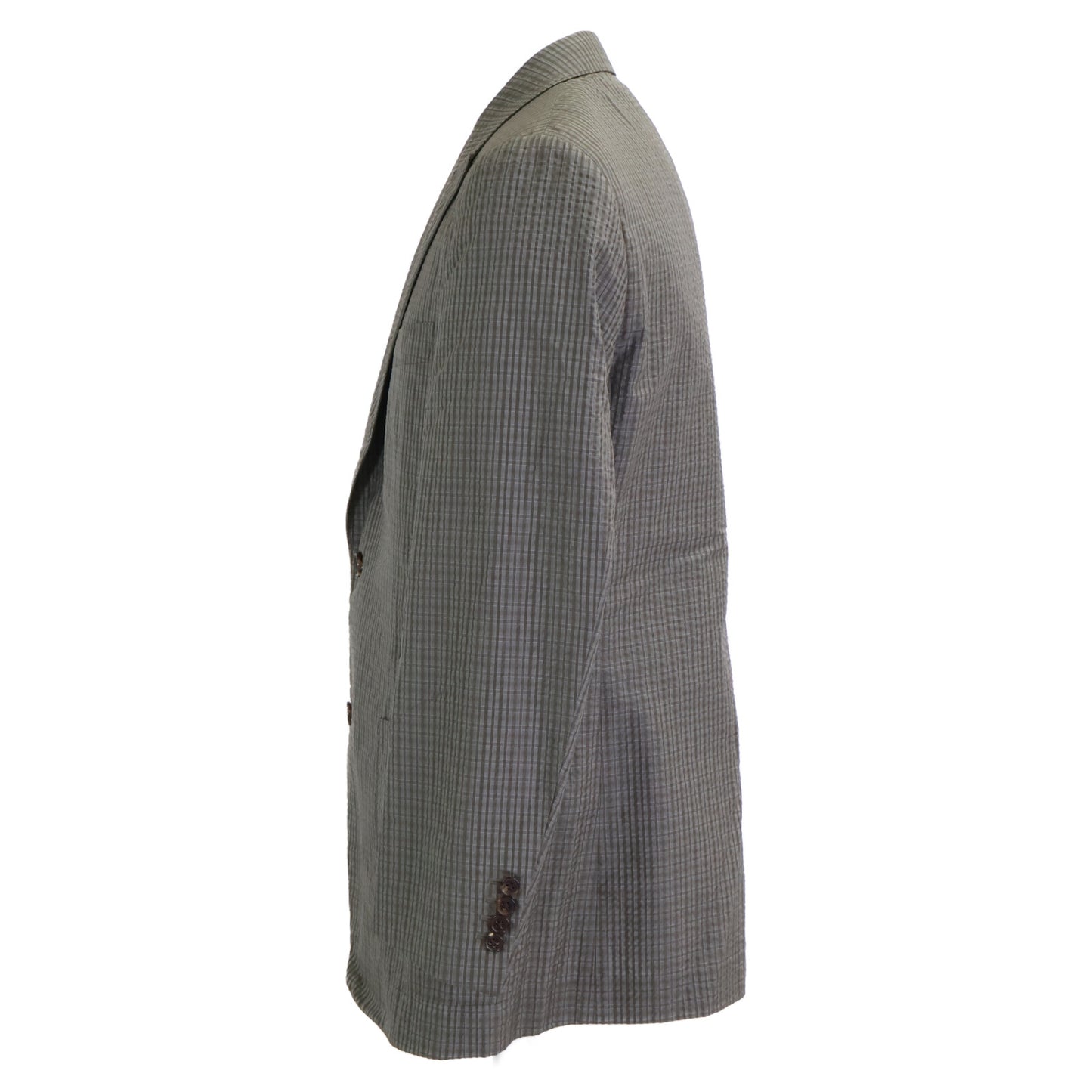 HERMES Erumesu G79206 Belvest-Made Silk Seersucker Jacket Jacket