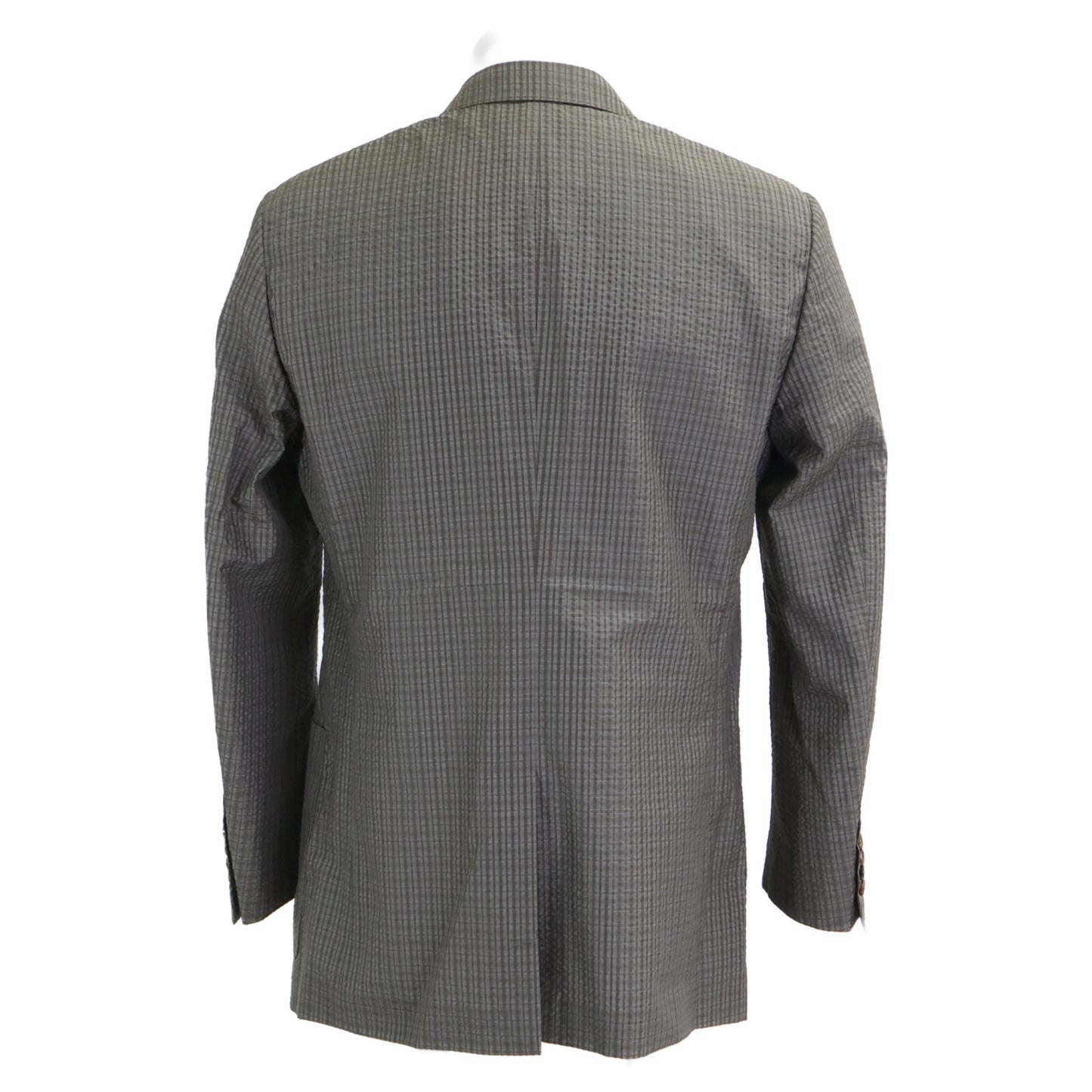 HERMES Erumesu G79206 Belvest-Made Silk Seersucker Jacket Jacket