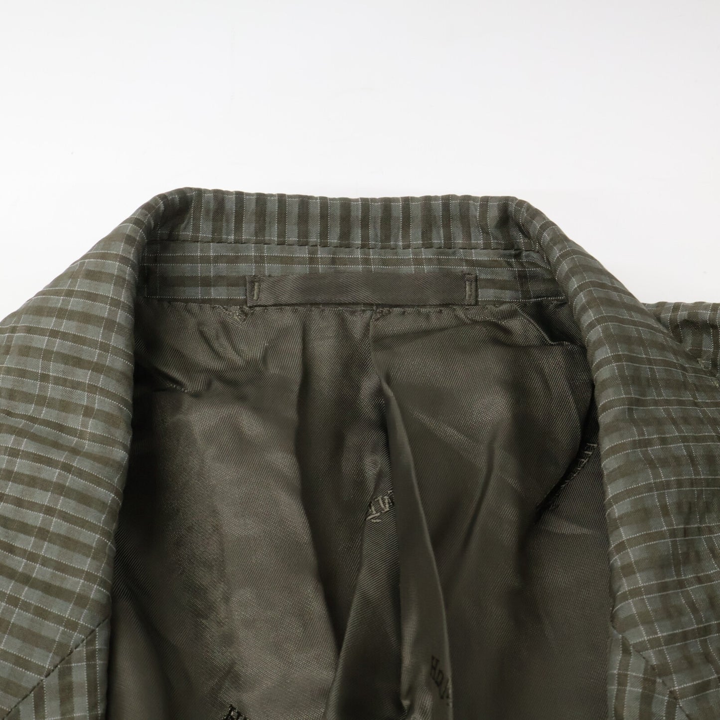 HERMES Erumesu G79206 Belvest-Made Silk Seersucker Jacket Jacket