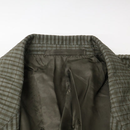 HERMES Erumesu G79206 Belvest-Made Silk Seersucker Jacket Jacket