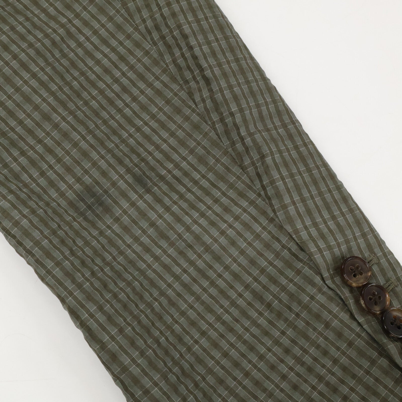HERMES Erumesu G79206 Belvest-Made Silk Seersucker Jacket Jacket