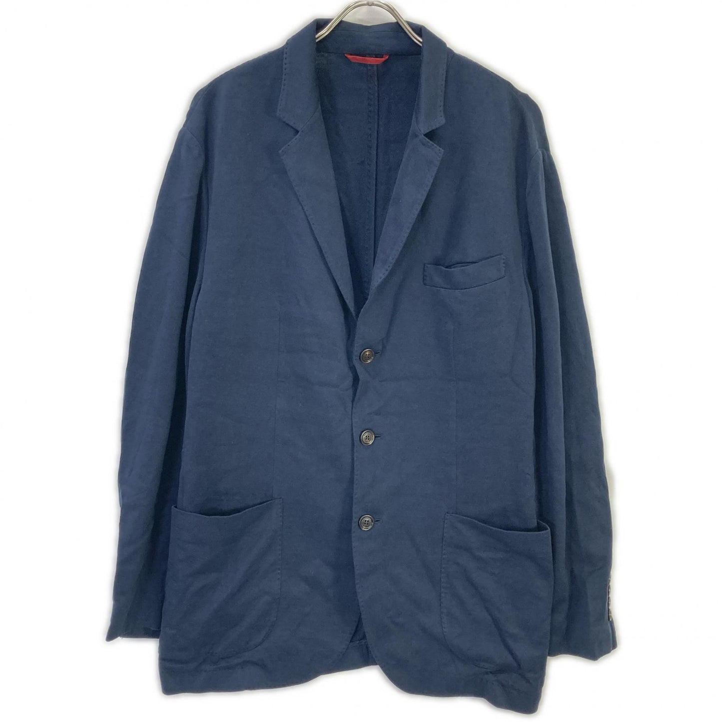 BRUNELLO CUCINELLI ブルネロクチネリ ネイビー シルクコットン テーラードジャケット ジャケット