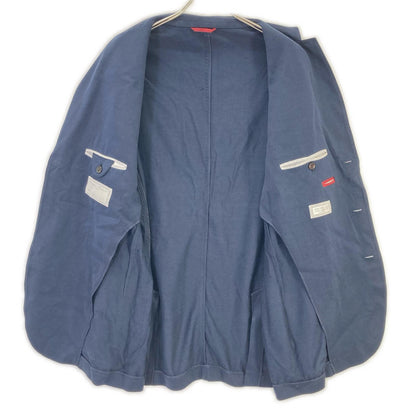 BRUNELLO CUCINELLI ブルネロクチネリ ネイビー シルクコットン テーラードジャケット ジャケット