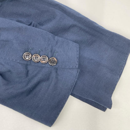BRUNELLO CUCINELLI ブルネロクチネリ ネイビー シルクコットン テーラードジャケット ジャケット
