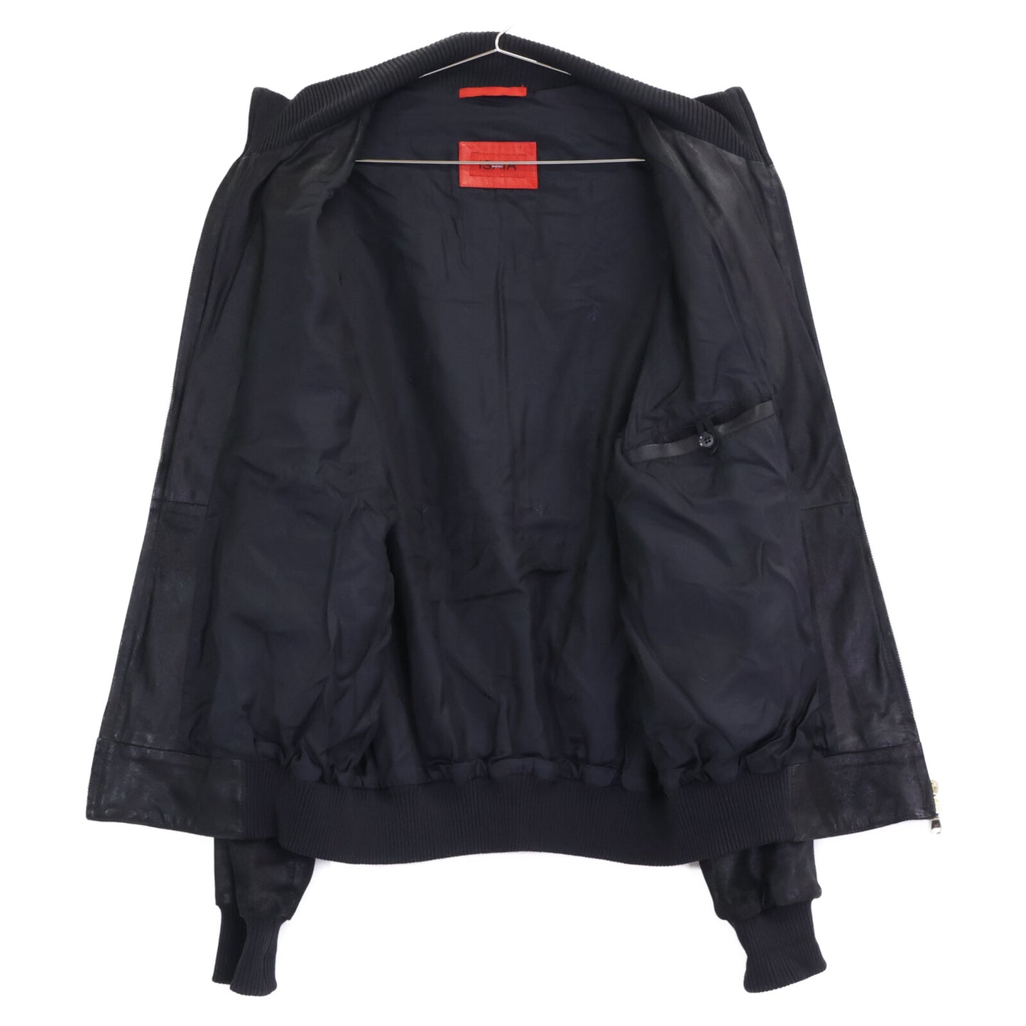 ISAIA イザイア ヌバックレザー ジップアップ ブルゾン ジャケット