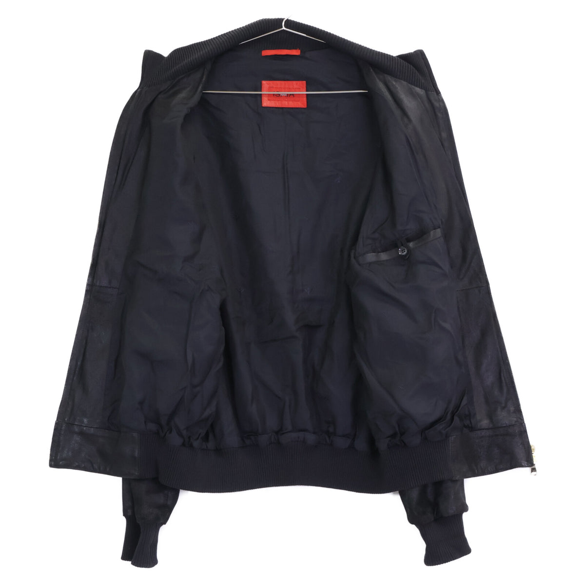 ISAIA イザイア ヌバックレザー ジップアップ ブルゾン ジャケット