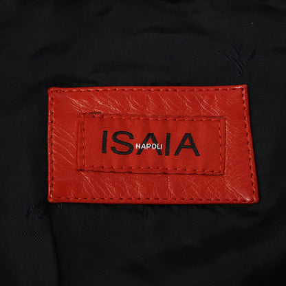 ISAIA イザイア ヌバックレザー ジップアップ ブルゾン ジャケット
