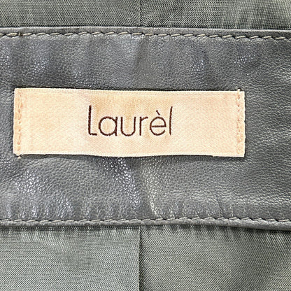 LaurelEscada ローレルエスカーダ グレー レザー ジャケット ジャケット