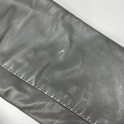 LaurelEscada ローレルエスカーダ グレー レザー ジャケット ジャケット