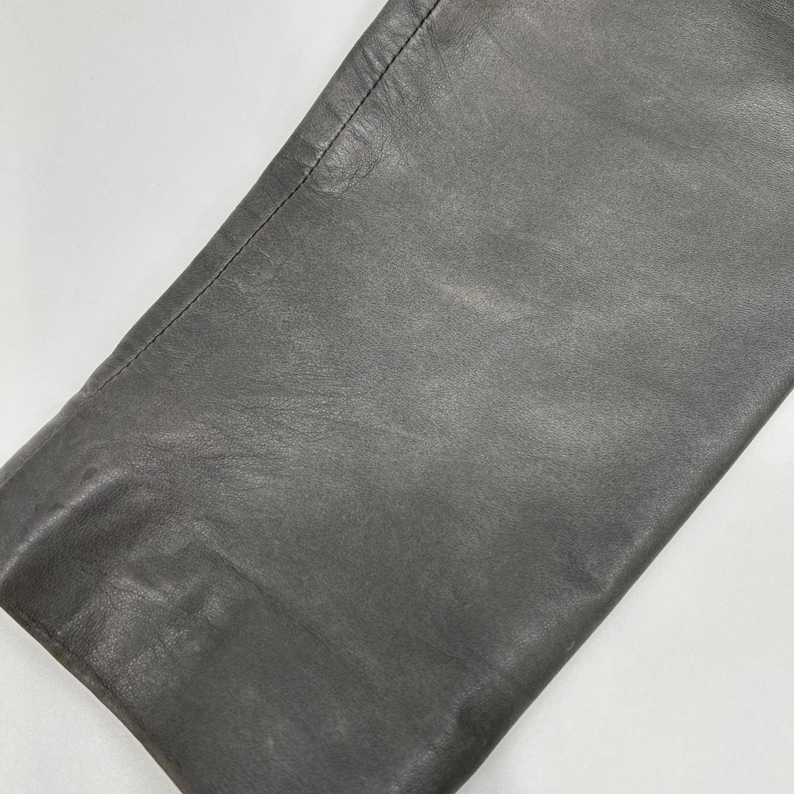 LaurelEscada ローレルエスカーダ グレー レザー ジャケット ジャケット