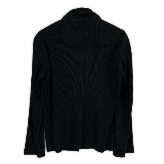 ISSEY MIYAKE FETE ISSEY MIYAKE FETE IF52FD421 Black Pleated Tailored Jacket Jacket