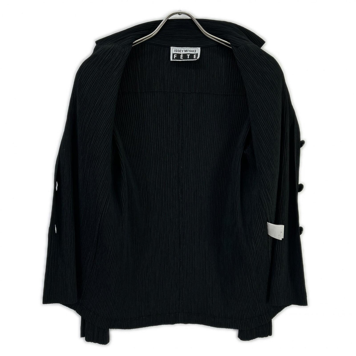 ISSEY MIYAKE FETE イッセイミヤケフェット IF52FD421 ブラック プリーツ テーラードジャケット ジャケット