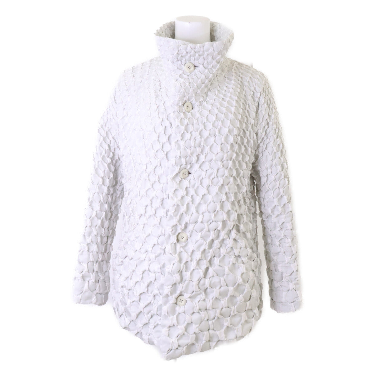 ISSEY MIYAKE イッセイミヤケ IM63FA001 リボン 3D スチーム ハーフ コート