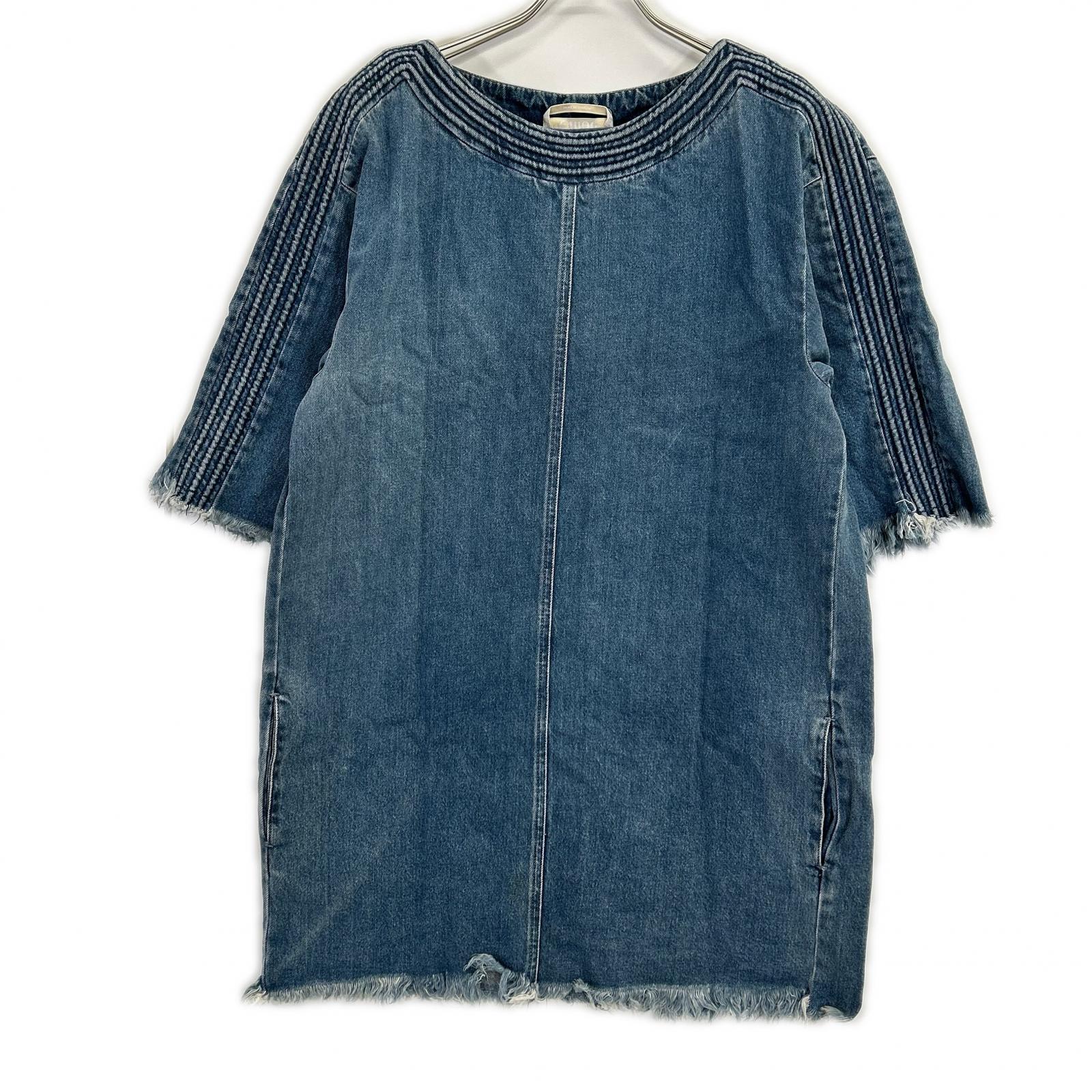 Chloe クロエ 16ADR80-16A151 ブルー デニム ワンピース ワンピース