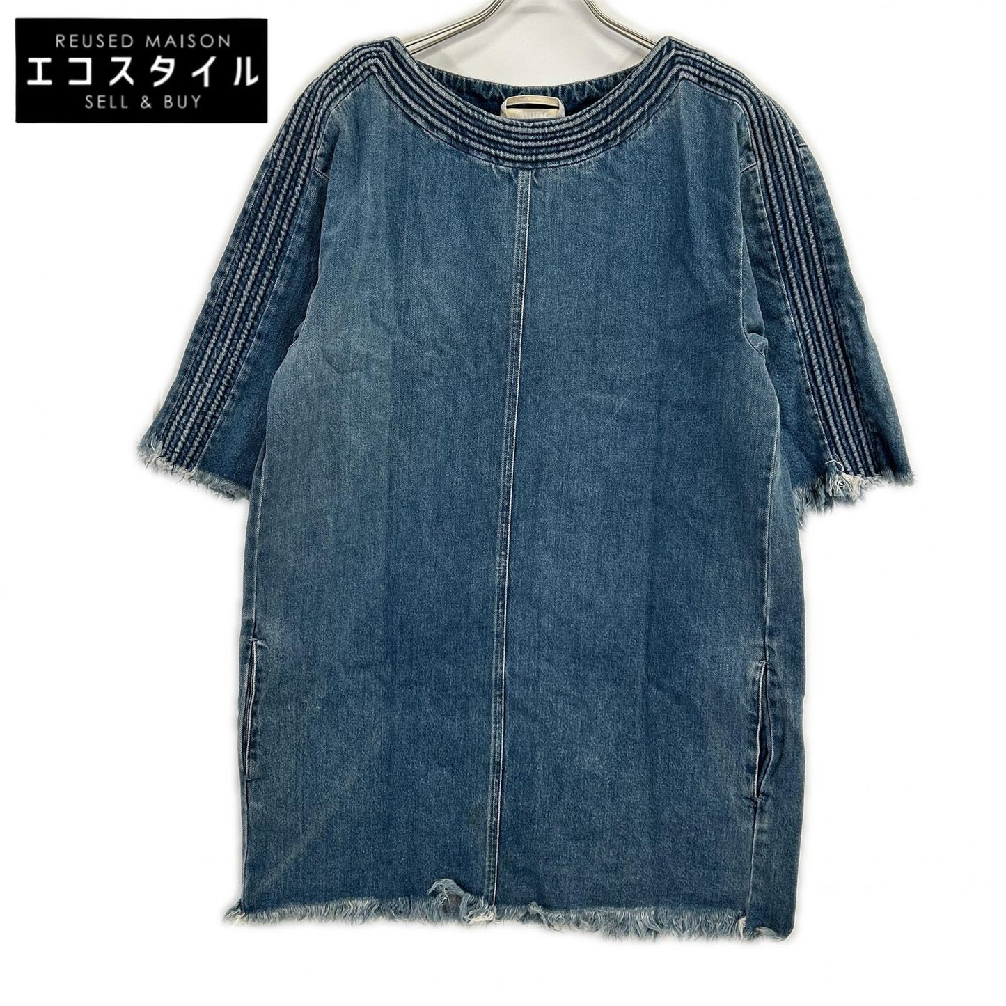 Chloe クロエ 16ADR80-16A151 ブルー デニム ワンピース ワンピース