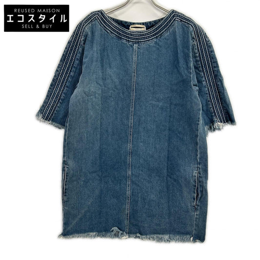 Chloe クロエ 16ADR80-16A151 ブルー デニム ワンピース ワンピース