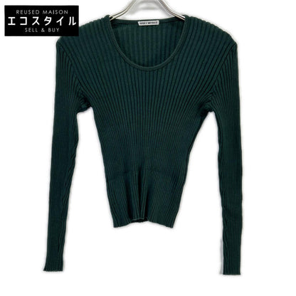 ISSEY MIYAKE イッセイミヤケ IM01KN046 グリーン クルーネック セーター トップス
