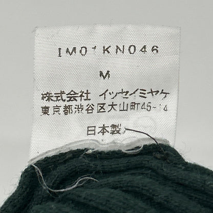 ISSEY MIYAKE イッセイミヤケ IM01KN046 グリーン クルーネック セーター トップス