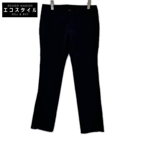 HaaT ISSEY MIYAKE ハート イッセイミヤケ HA73FF546 ブラック コットン混 ストレートパンツ ボトムス