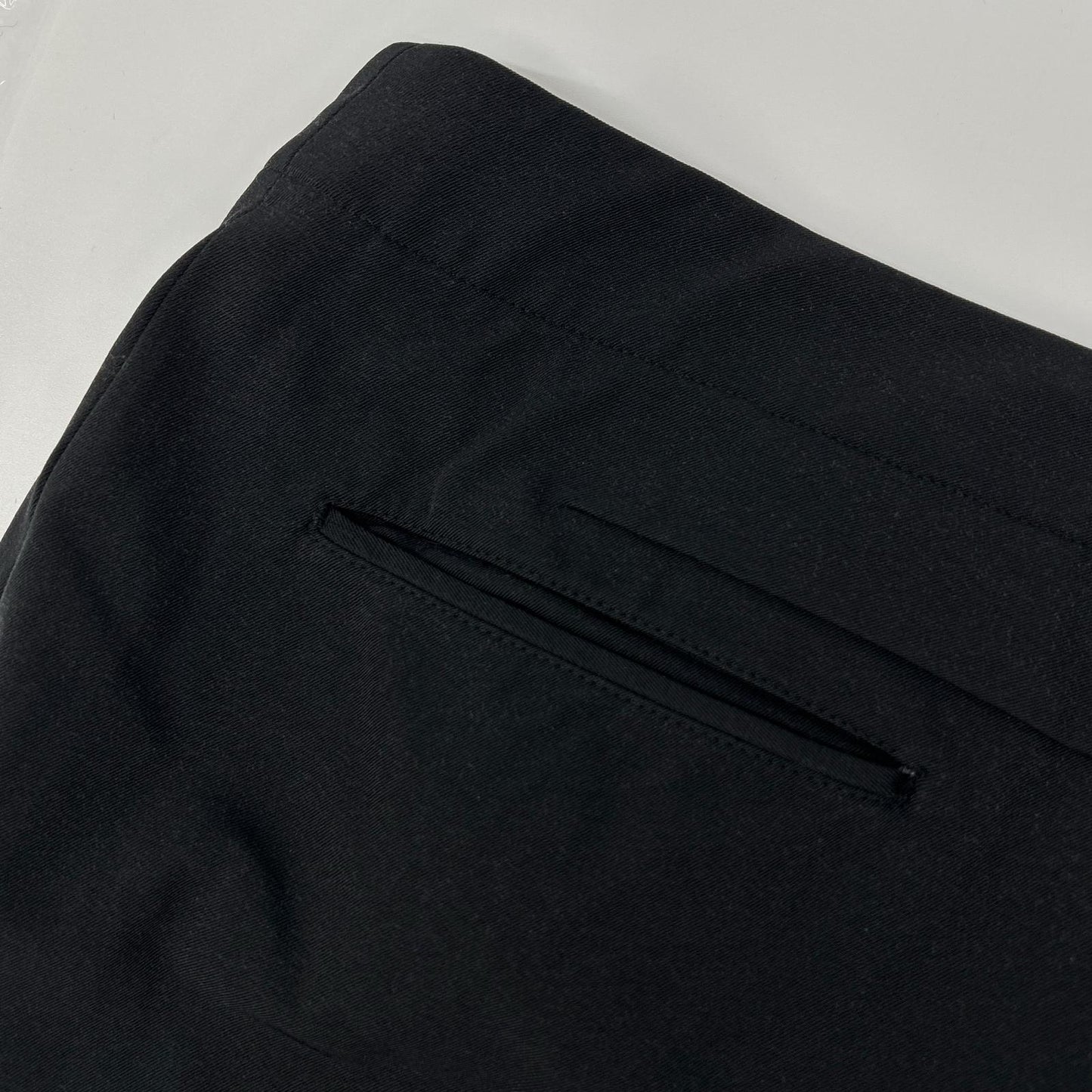 HaaT ISSEY MIYAKE ハート イッセイミヤケ HA73FF546 ブラック コットン混 ストレートパンツ ボトムス