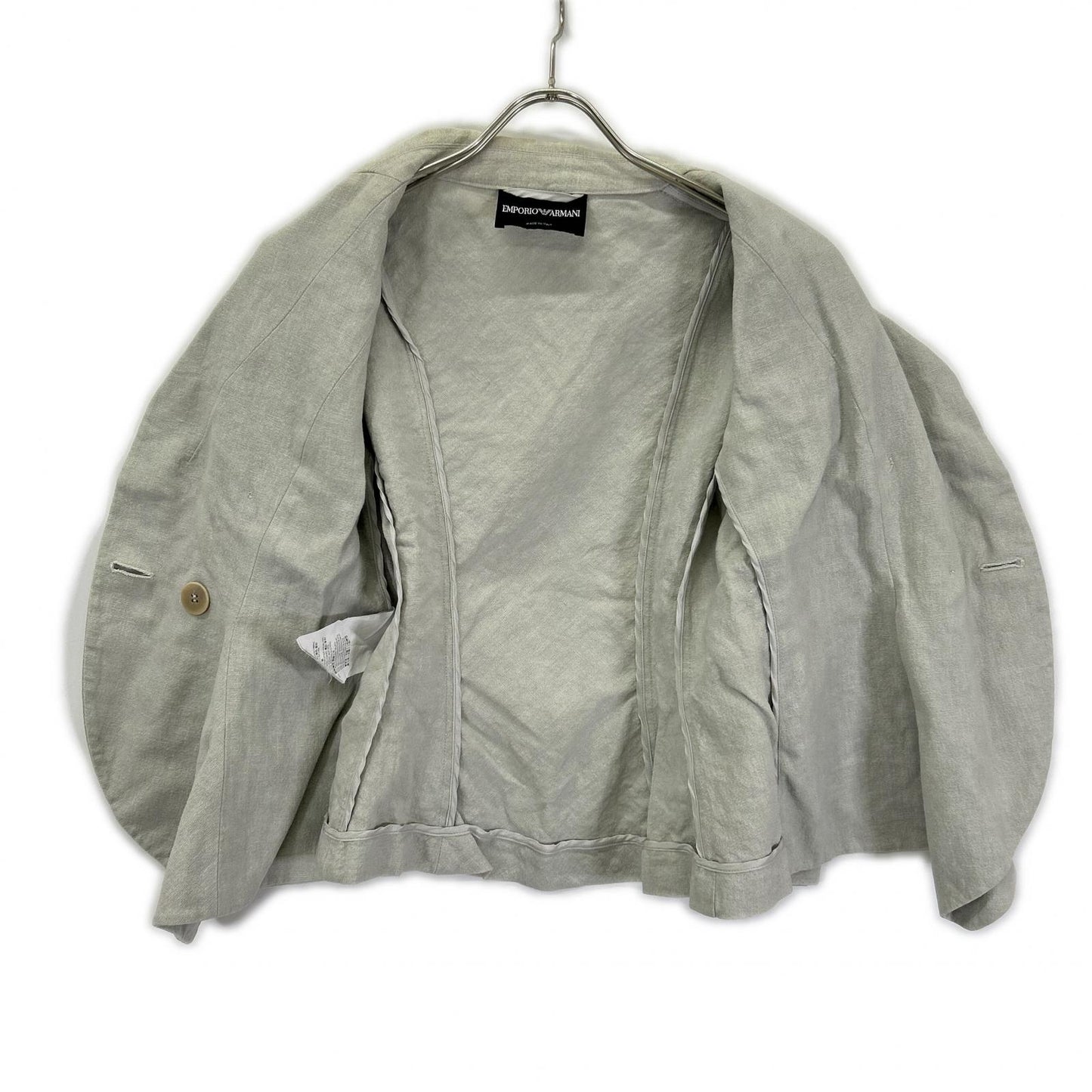 EMPORIOARMANI エンポリオアルマーニ R2G09T R2009 グレー ダブル ジャケット ジャケット