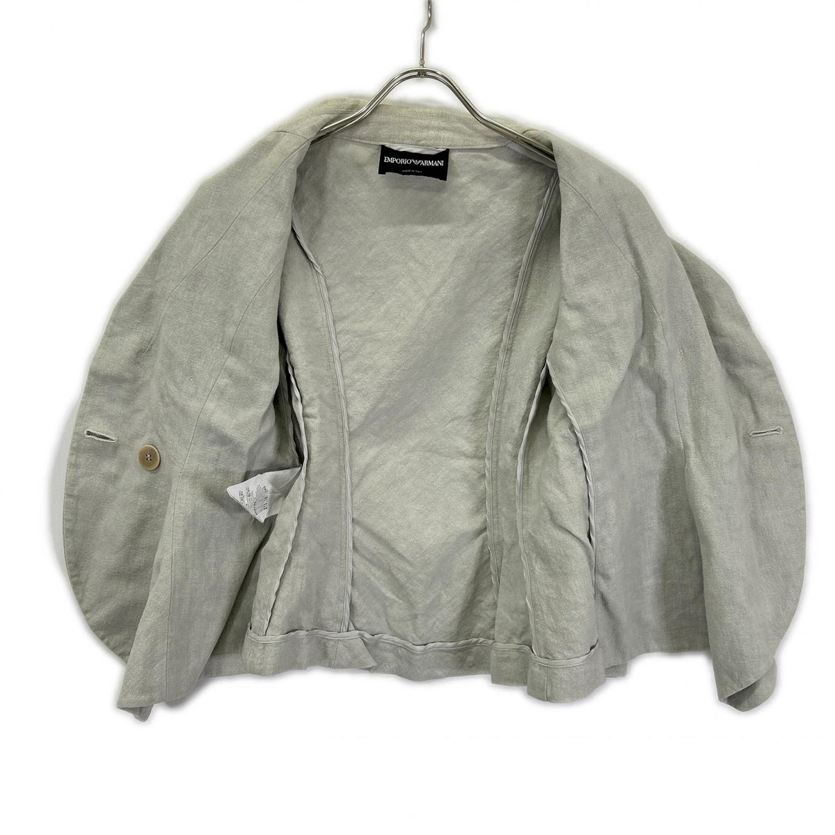 EMPORIOARMANI R2G09T R2009 gray double-breasted jacket jacket