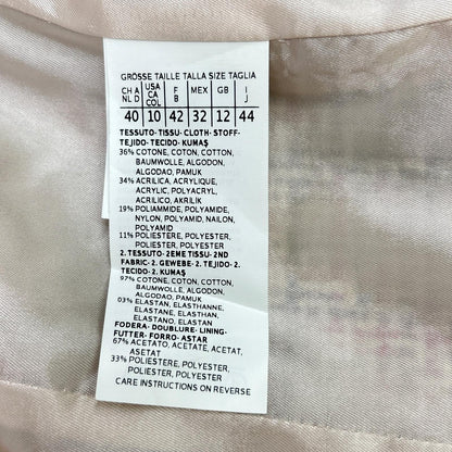 MAXMARA STUDIO マックスマーラスタジオ 60411937070 ピンク ツイード ノーカラー ジャケット ジャケット