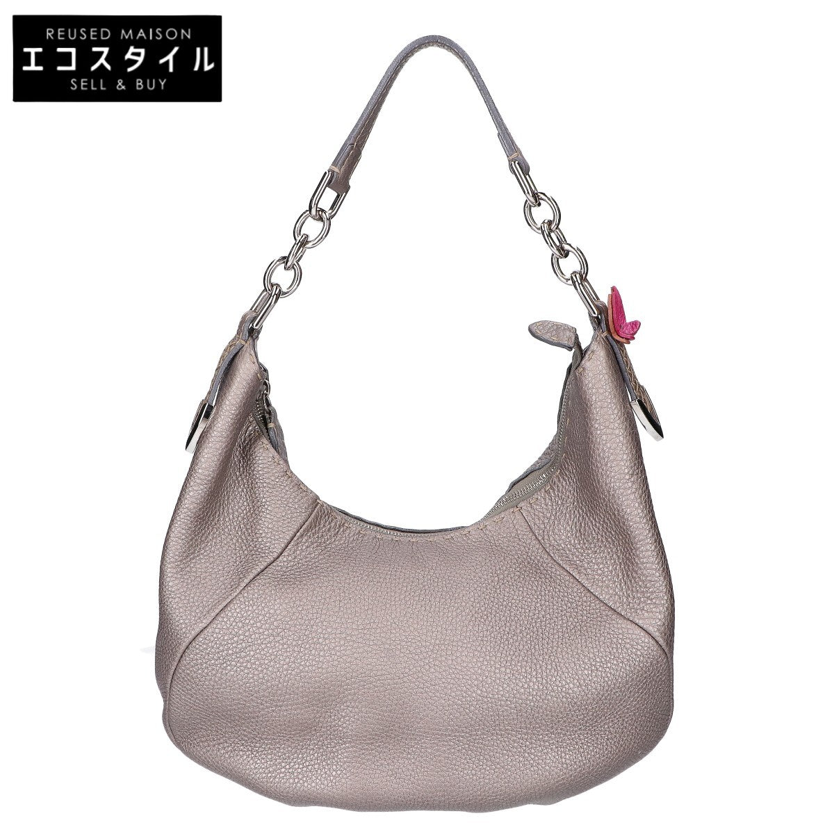 FENDI フェンディ 8BR618 セレリア レザー ワン ショルダーバッグ